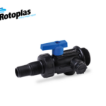MULTICONECTOR CON VÁLVULA ESFÉRICA INTEGRADA - ROTOPLAS