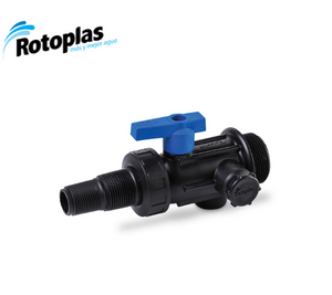 MULTICONECTOR CON VÁLVULA ESFÉRICA INTEGRADA - ROTOPLAS