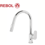 MEZCLADORA MONOCOMANO DE COCINA OXFORD PICO EXTRAIBLE - TREBOL