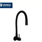 LLAVE PARA LAVADERO PARED FLEXIBLE BALI BLACK - VAINSA