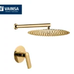 MONOCOMANDO DUCHA MARTINI CON ACABADO GOLD - VAINSA