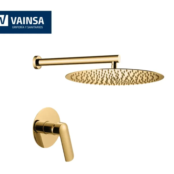 MONOCOMANDO DUCHA MARTINI CON ACABADO GOLD - VAINSA