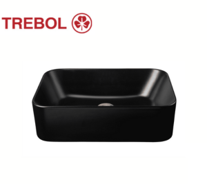 LAVATORIO SAMOA NEGRO MATE - TREBOL