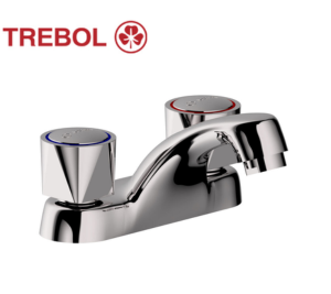 MEZCLADORA DE 4” PARA LAVATORIO - TREBOL