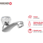 LLAVE DE LAVATORIO MICAELA . AMANCAES