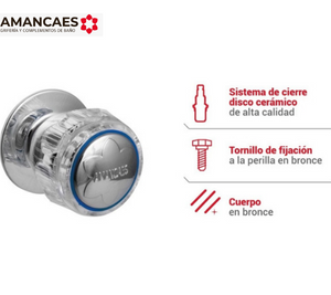 LLAVE DE DUCHA MICAELA - AMANCAES