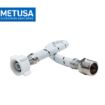 TUBO DE ABASTO TR. FIBRA PE 1/2 X 1/2 X 40CM M-H - METUSA