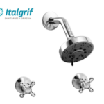 MEZCLADORA DE DUCHA 2 LLAVES CON SALIDA TECNO - ITALGRIF