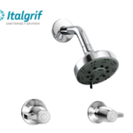 MEZCLADORA DE DUCHA 2 LLAVES CON SALIDA TECNO - ITALGRIF