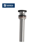 DESAGÜE PARA LAVATORIO TIPO PUSH CON REBOSE