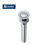 DESAGÜE PARA LAVATORIO TIPO PUSH CON REBOSE