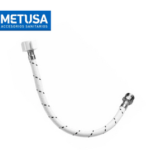 TUBO DE ABASTO TR. FIBRA PE 1/2 X 7/8 X 40CM M-H - METUSA