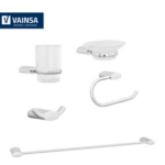 ACCESORIOS DE BAÑO 5 PIEZAS OVAL -  VAINSA