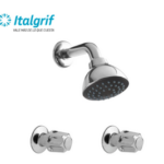 MEZCLADORA DE DUCHA 2 LLAVES CON SALIDA BARÚ - ITALGRIF