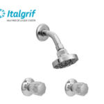 MEZCLADORA DE DUCHA 2 LLAVES CON SALIDA TECNO - ITALGRIF
