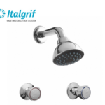 MEZCLADORA DE DUCHA 2 LLAVES CON SALIDA BARÚ - ITALGRIF