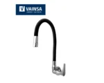 LLAVE PARA LAVADERO A LA PARED CON PICO FLEXIBLE - VAINSA