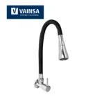 LLAVE PARA LAVADERO A LA PARED P/FLEX NEGRO - VAINSA
