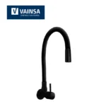 LLAVE PARA LAVADERO PARED FLEXIBLE BALI BLACK - VAINSA