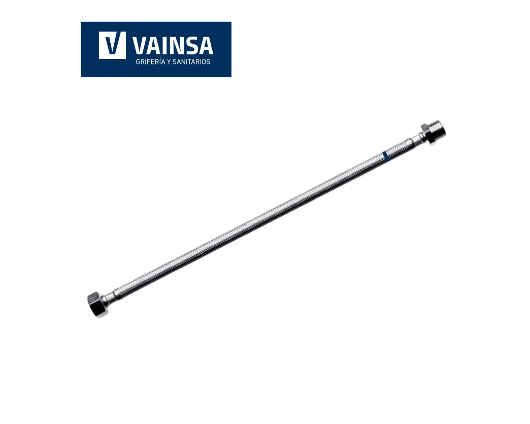 PLANTILLAS DE IMAGENES DE WEB - 2026-05-09T150220.327 TUBO DE ABASTO PARA LAVATORIO 1/2" X 1/2" X 40CM - VAINSA - Imagen 1