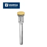 DESAGÜE PARA LAVATORIO TIPO PUSH GOLD - VAINSA