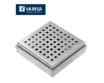 SUMIDERO DECORATIVO CUADRADO DE 4" -VAINSA