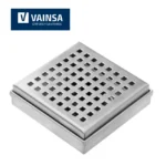 SUMIDERO DECORATIVO CUADRADO DE 4" -VAINSA