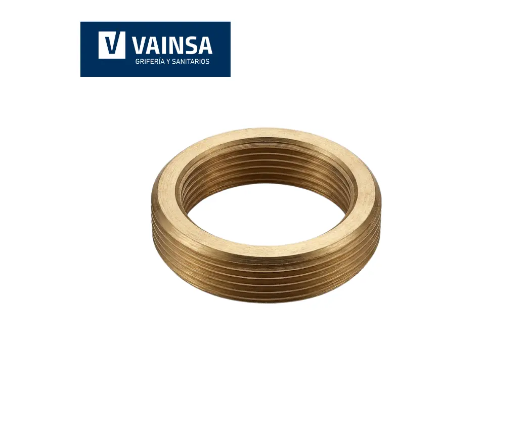 PLANTILLAS DE IMAGENES DE WEB - 2026-05-25T004932.291 TUERCA DE AJUSTE PARA MONOCOMANDO 37X1/5MM PESADA - VAINSA - Imagen 1