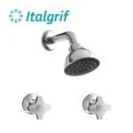 MEZCLADORA DE DUCHA 2 LLAVES CON SALIDA BARÚ - ITALGRIF