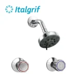 MEZCLADORA DE DUCHA 2 LLAVES CON SALIDA TECNO - ITALGRIF