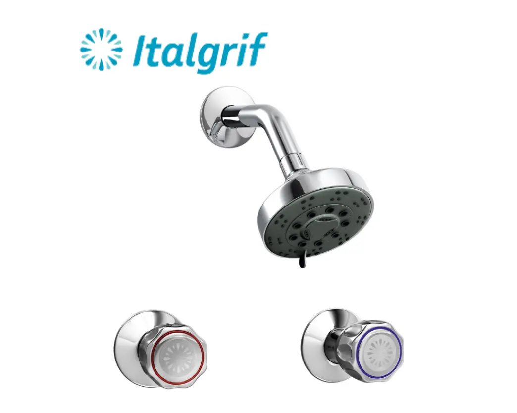 PLANTILLAS DE IMAGENES DE WEB - 2026-05-26T222347.246 MEZCLADORA DE DUCHA 2 LLAVES CON SALIDA TECNO - ITALGRIF - Imagen 1