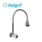 LLAVE PARA LAVADERO A LA PARED CON PICO FLEXIBLE - ITALGRIF