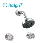 MEZCLADORA DE DUCHA 2 LLAVES CON SALIDA TECNO - ITALGRIF