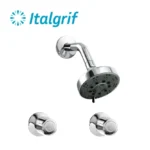 MEZCLADORA DE DUCHA 2 LLAVES CON SALIDA TECNO - ITALGRIF
