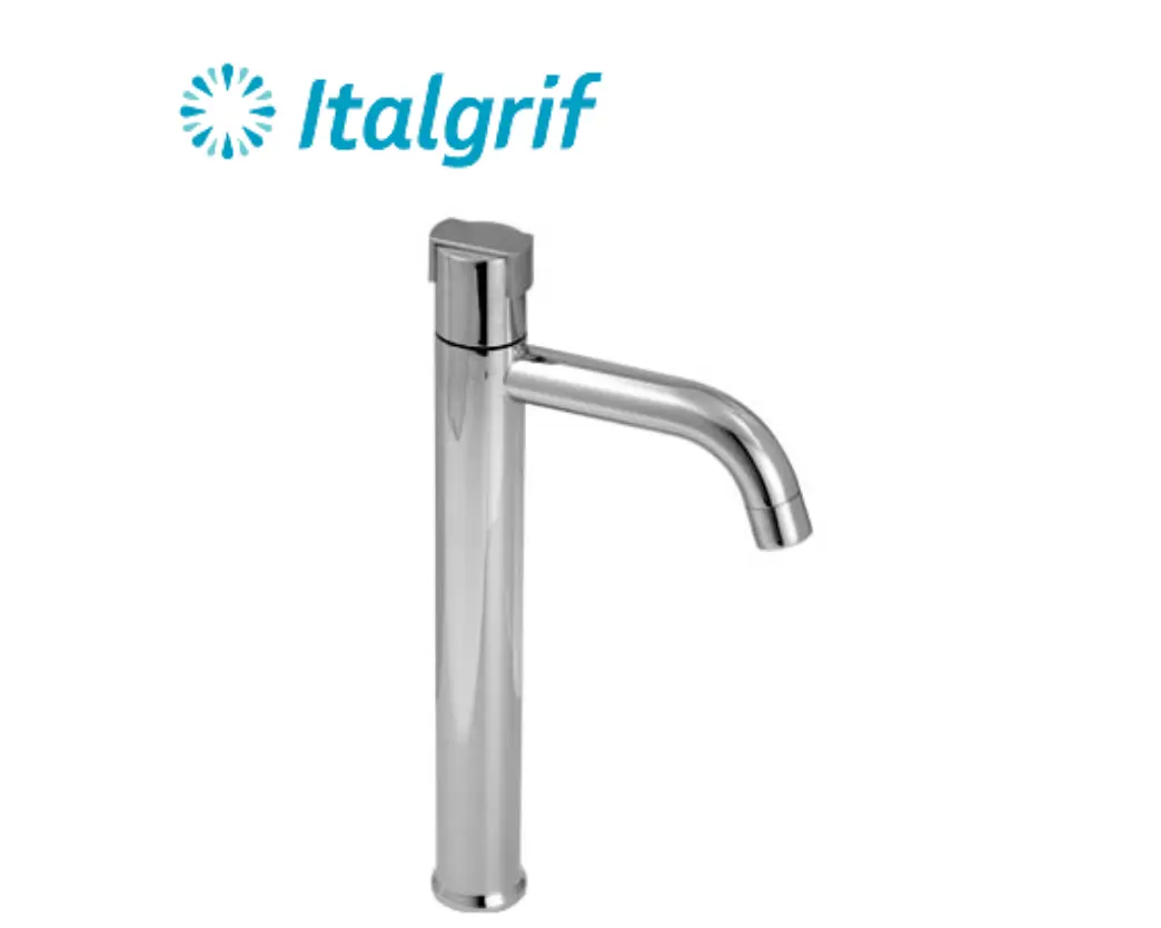 PLANTILLAS DE IMAGENES DE WEB - 2026-05-28T191516.490 LLAVE DE LAVATORIO ALTA MINIMALISTA - ITALGRIF - Imagen 1