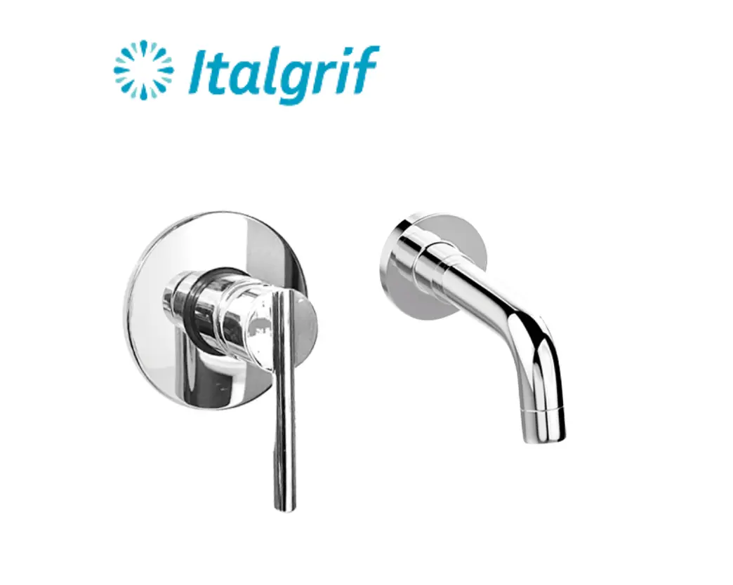 PLANTILLAS DE IMAGENES DE WEB - 2026-05-28T193856.881 MECLADORA MONOCOMANDO PARA LAVATORIO A LA PARED MINIMALISTA - ITALGRIF - Imagen 1