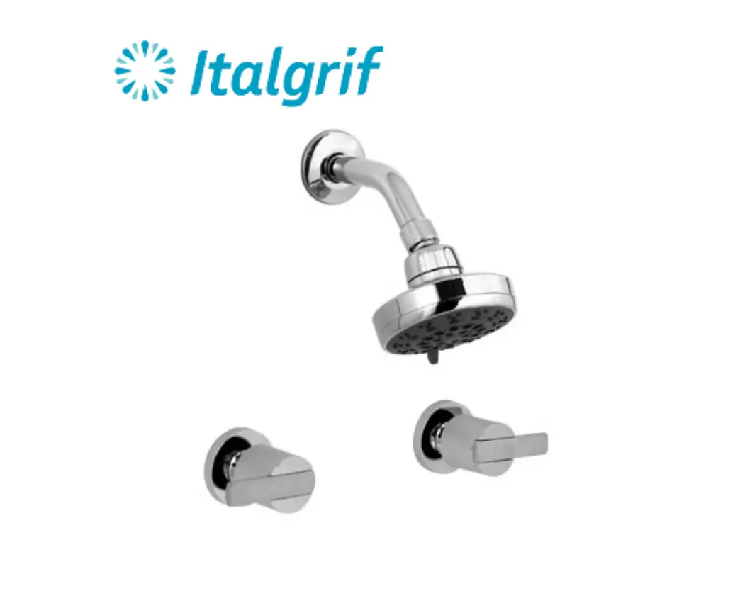 PLANTILLAS DE IMAGENES DE WEB - 2026-05-30T133051.514 MEZCLADORA DE DUCHA 2 LLAVES CON SALIDA TECNO - ITALGRIF - Imagen 1
