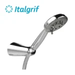 DUCHA TELÉFONO TECNO CON MANGUERA FLEXIBLE DE 1.5m Y SOPORTE CROMADO - ITALGRIF