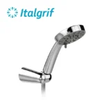 DUCHA TELÉFONO BUZIOS CON MANGUERA FLEXIBLE DE 1.5m Y SOPORTE CROMADO - ITALGRIF