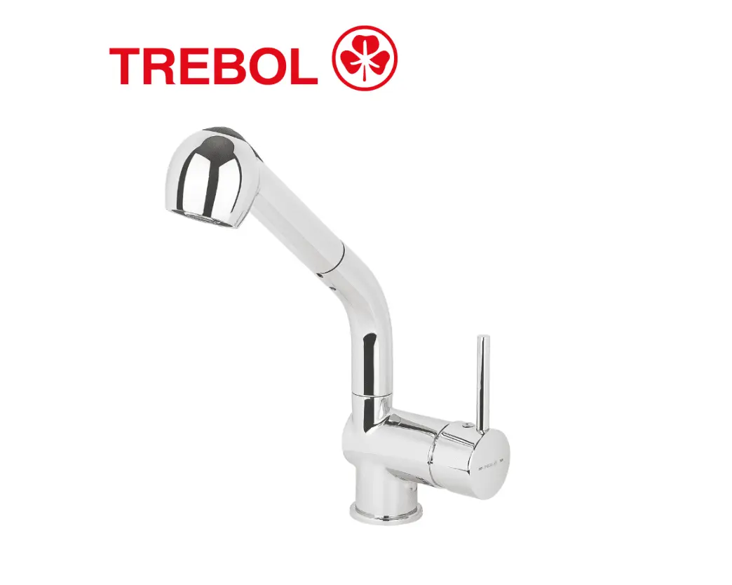 PLANTILLAS DE IMAGENES DE WEB - 2026-06-02T210632.072 MEZCLADORA MONOCOMANO DE COCINA THUNDER PICO EXTRAIBLE - TREBOL - Imagen 1