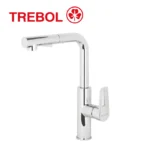 MEZCLADORA MONOCOMANO DE COCINA TEMPRA PICO EXTRAIBLE - TREBOL