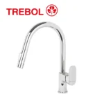 MEZCLADORA MONOCOMANO DE COCINA OXFORD PICO EXTRAIBLE - TREBOL