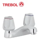 MEZCLADORA DE LAVATORIO DE 4" - TREBOL