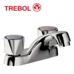 MEZCLADORA DE 4” PARA LAVATORIO - TREBOL