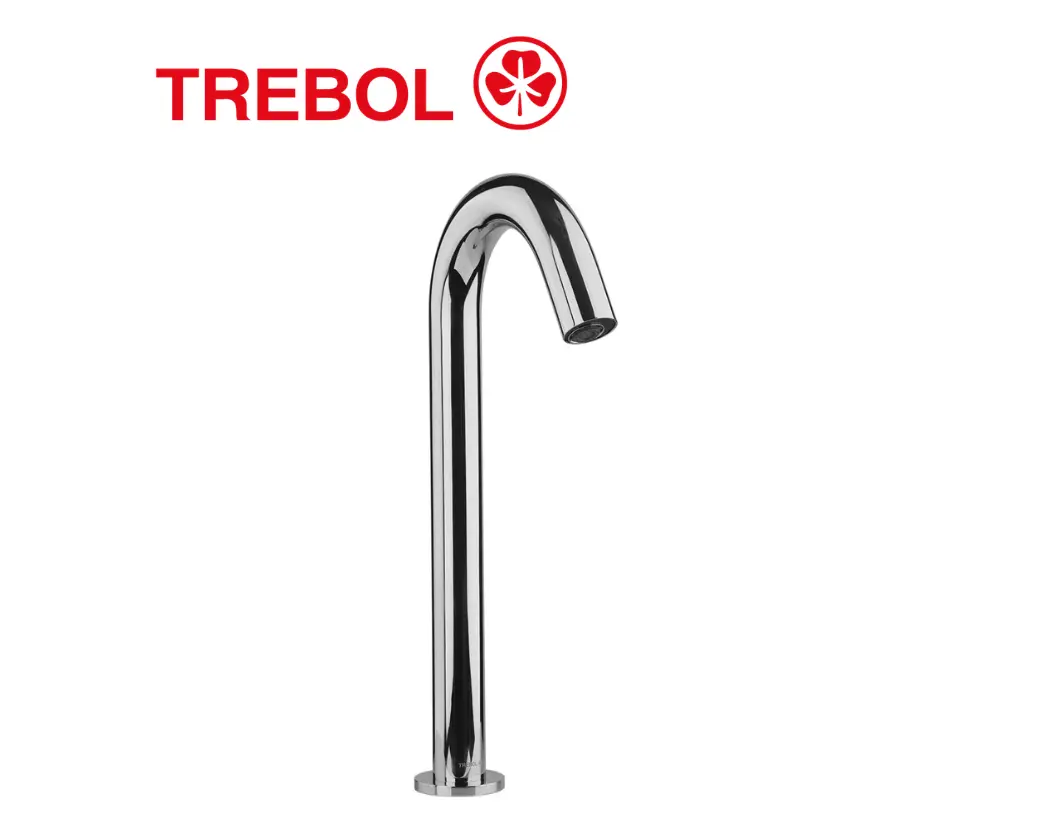 PLANTILLAS DE IMAGENES DE WEB - 2026-06-16T203443.329 LLAVE SENSOR PICO ALTO 32CM PARA LAVATORIO - TREBOL - Imagen 1