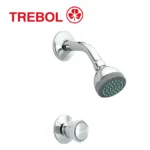 LLAVE DE ½” EMPOTRADA PARA DUCHA C/ SALIDA DE DUCHA - TREBOL