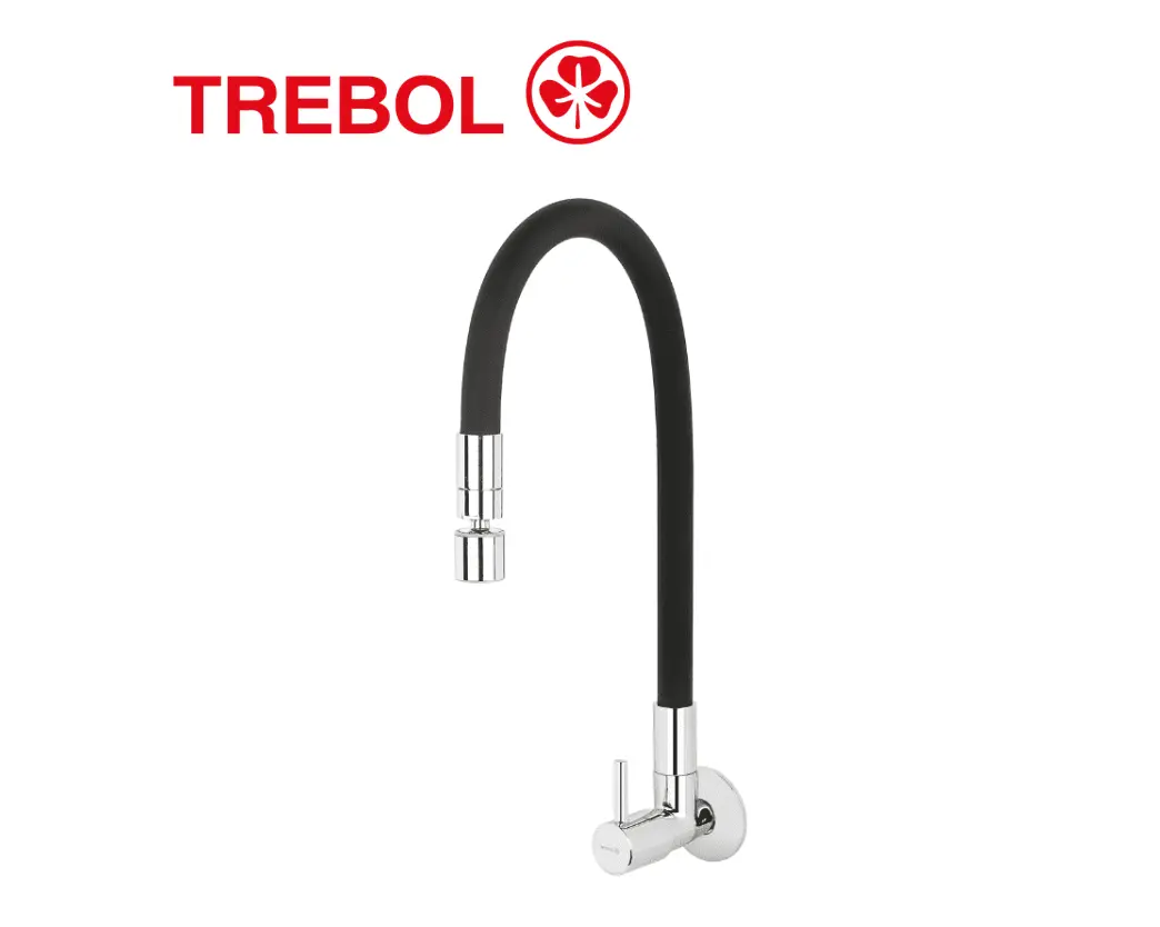 PLANTILLAS DE IMAGENES DE WEB - 2026-06-17T043943.083 (1) LLAVE DE COCINA A LA PARED MEMPHIS PICO FLEXIBLE - TREBOL - Imagen 1