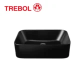 LAVATORIO SAMOA NEGRO MATE - TREBOL