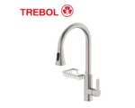 LAVD MEZ MONOC CON PICO EXTRAIBLE+CANAST GIRATORIA INOX - TREBOL