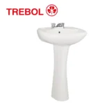 LAVATORIO MANANTIAL CON PEDESTAL UNIVERSAL - TREBOL